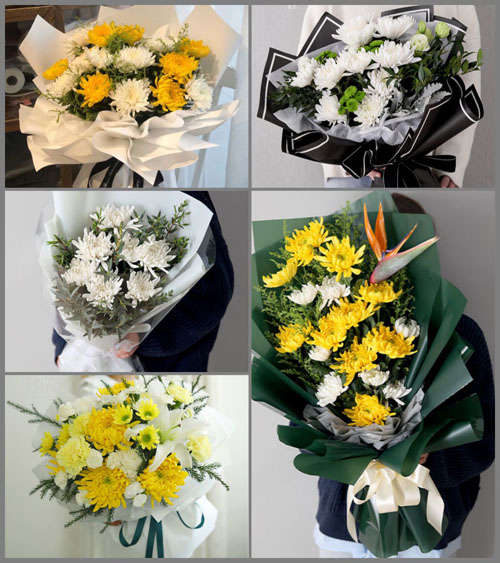 贵州毕节市金沙县城关镇金新村白事花束代送